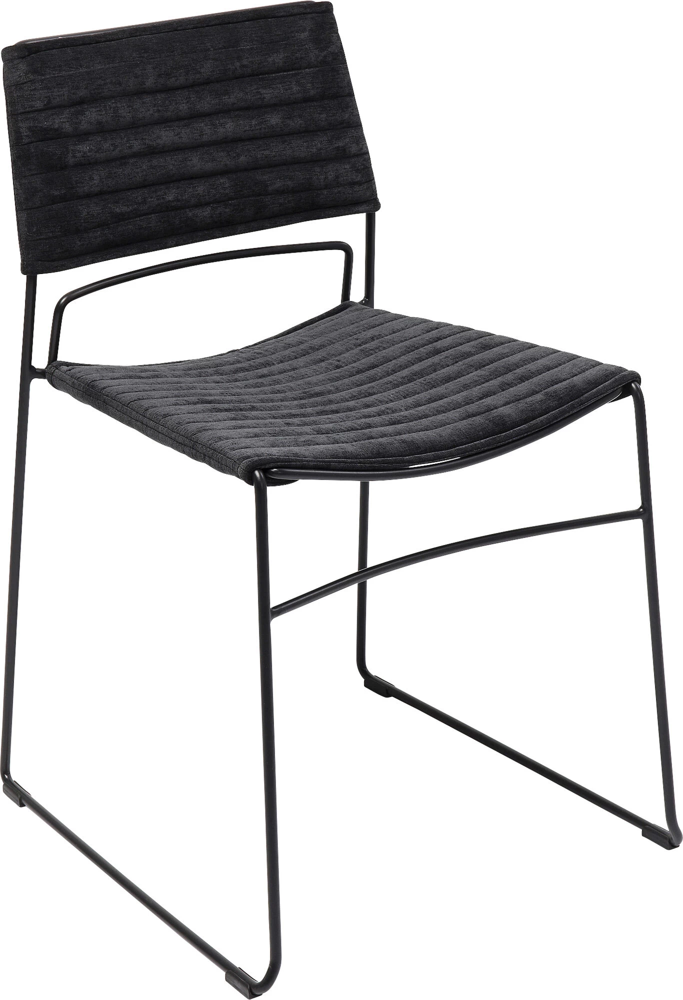 Stuhl Hugo Schwarz Schwarz 4 Stuhl Hugo Schwarz Schwarz – Bild 2