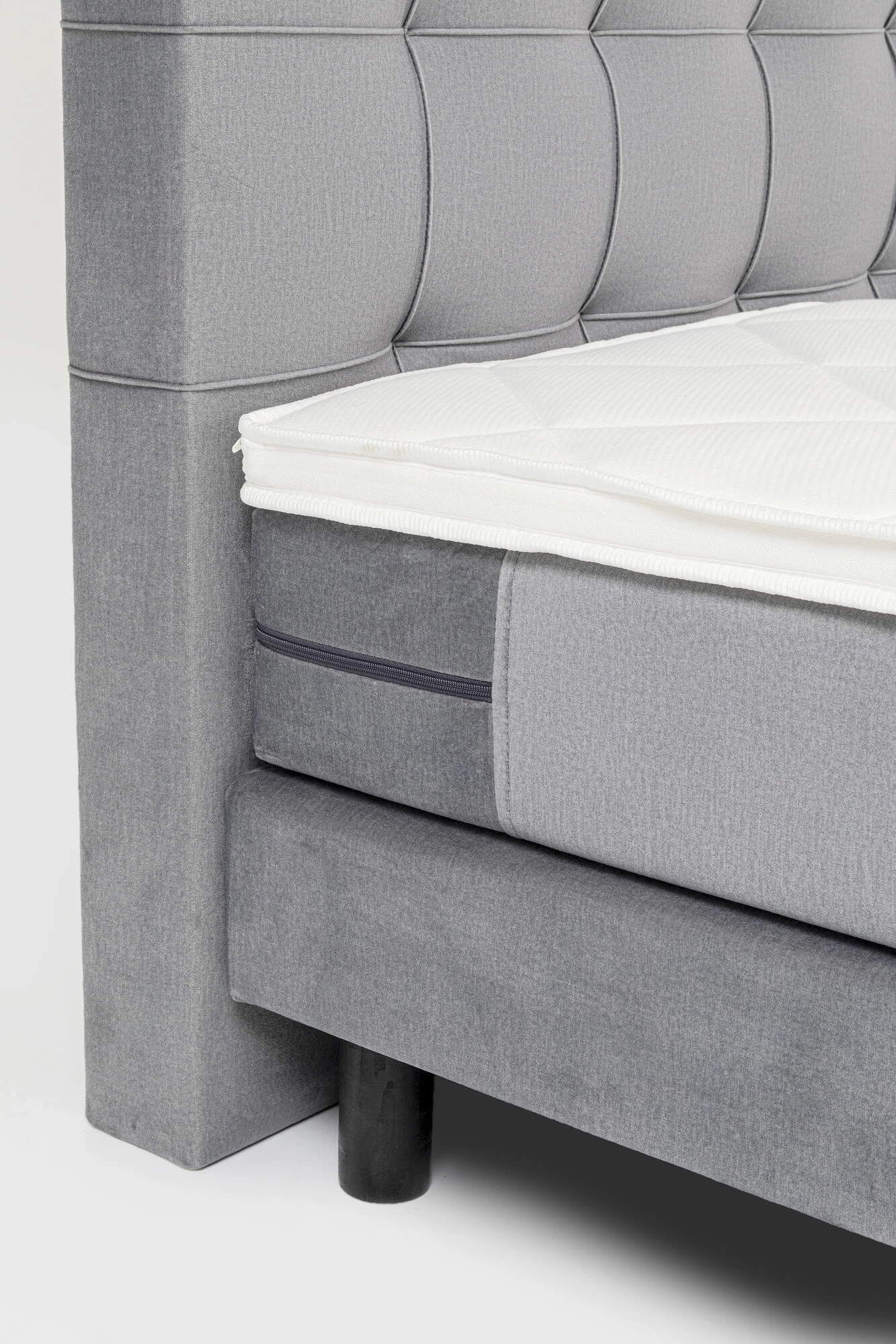 Boxspringbett Benito Star Grau 160x200cm 15 Boxspringbett Benito Star Grau 160x200cm – Bild 13