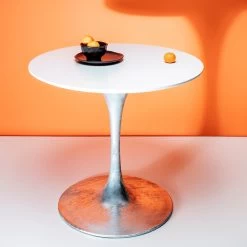 Tischplatte Invitation Round White Ø90cm