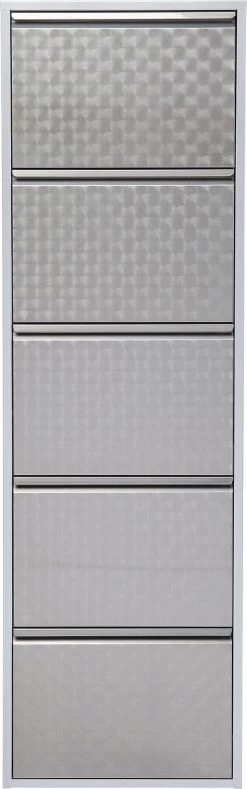 Schuhkipper Caruso 5-er Silber/geflext -Bestes Möbelkollektions Geschäft 7f3dafe88979f6ddaa86c84c680ad492a48d8f58