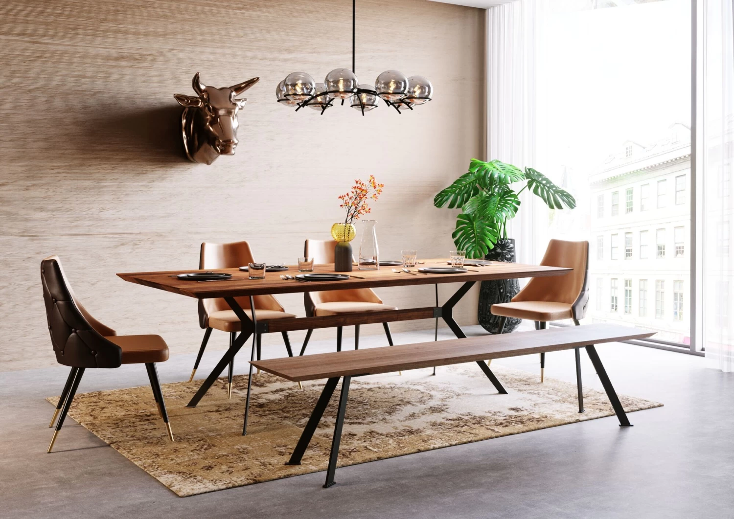 Tisch Downtown Eiche 100x220cm 16 Tisch Downtown Eiche 100x220cm – Bild 14