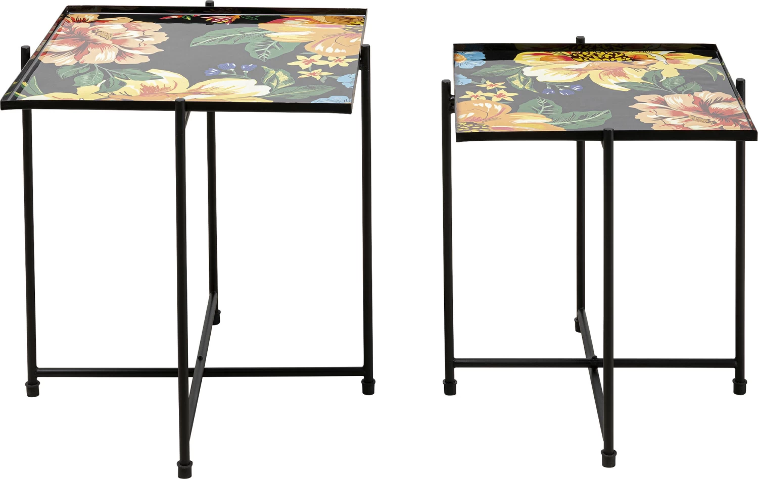 Beistelltisch Flowers Garden Square (2/Set) 4 Beistelltisch Flowers Garden Square (2/Set) – Bild 2