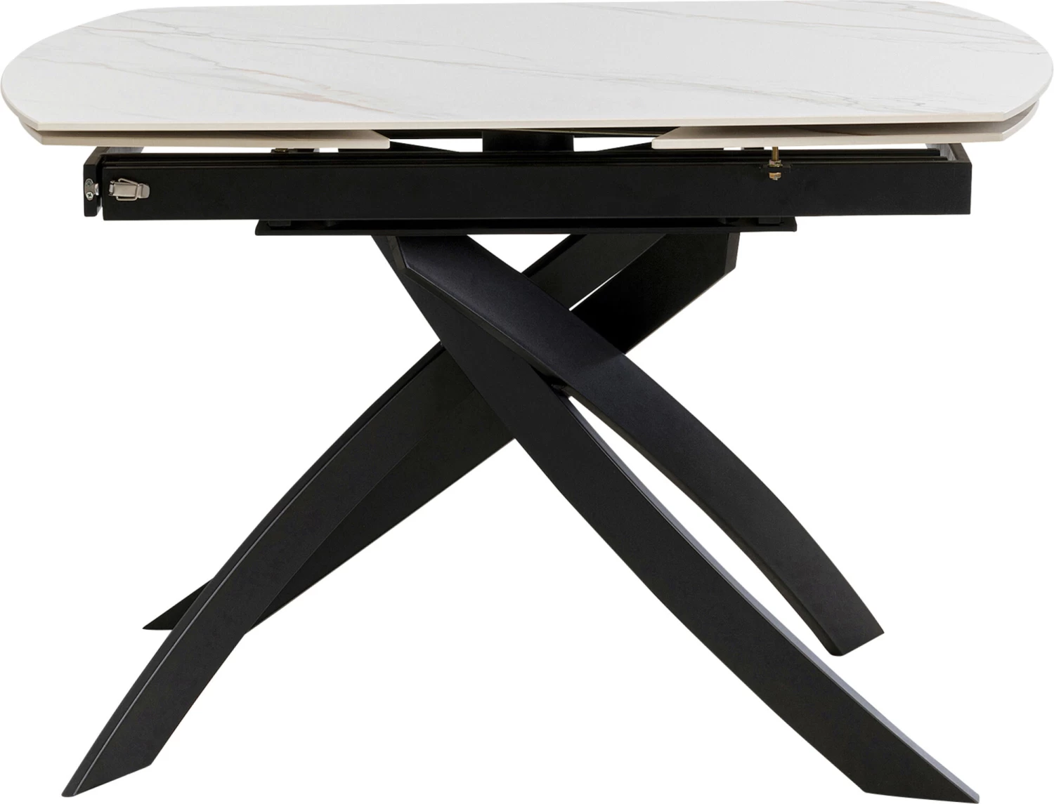 Ausziehtisch Twist Onyx 120(30+30)x90cm 9 Ausziehtisch Twist Onyx 120(30+30)x90cm – Bild 7