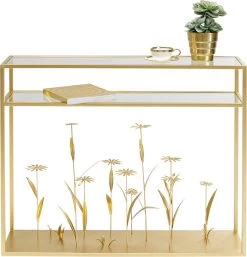 Konsole Flower Meadow Gold 100 -Bestes Möbelkollektions Geschäft 81915e156fc08258b31b2009d414900df926eb3b