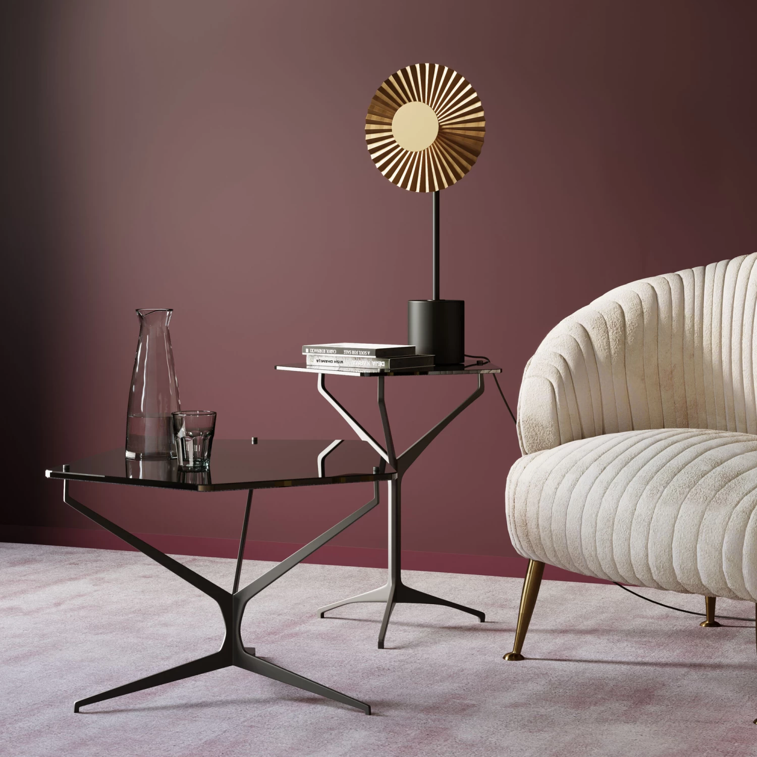 Couchtisch Dark Space 68x70 4 Couchtisch Dark Space 68x70 – Bild 2