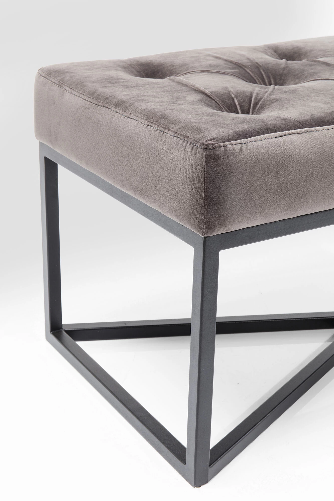 Bank Crossover Grau Schwarz 150x40cm 9 Bank Crossover Grau Schwarz 150x40cm – Bild 7