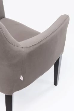 Armlehnstuhl Black Mode Velvet Grau -Bestes Möbelkollektions Geschäft 835f036a04ee684d18b875b728e77703865f0743