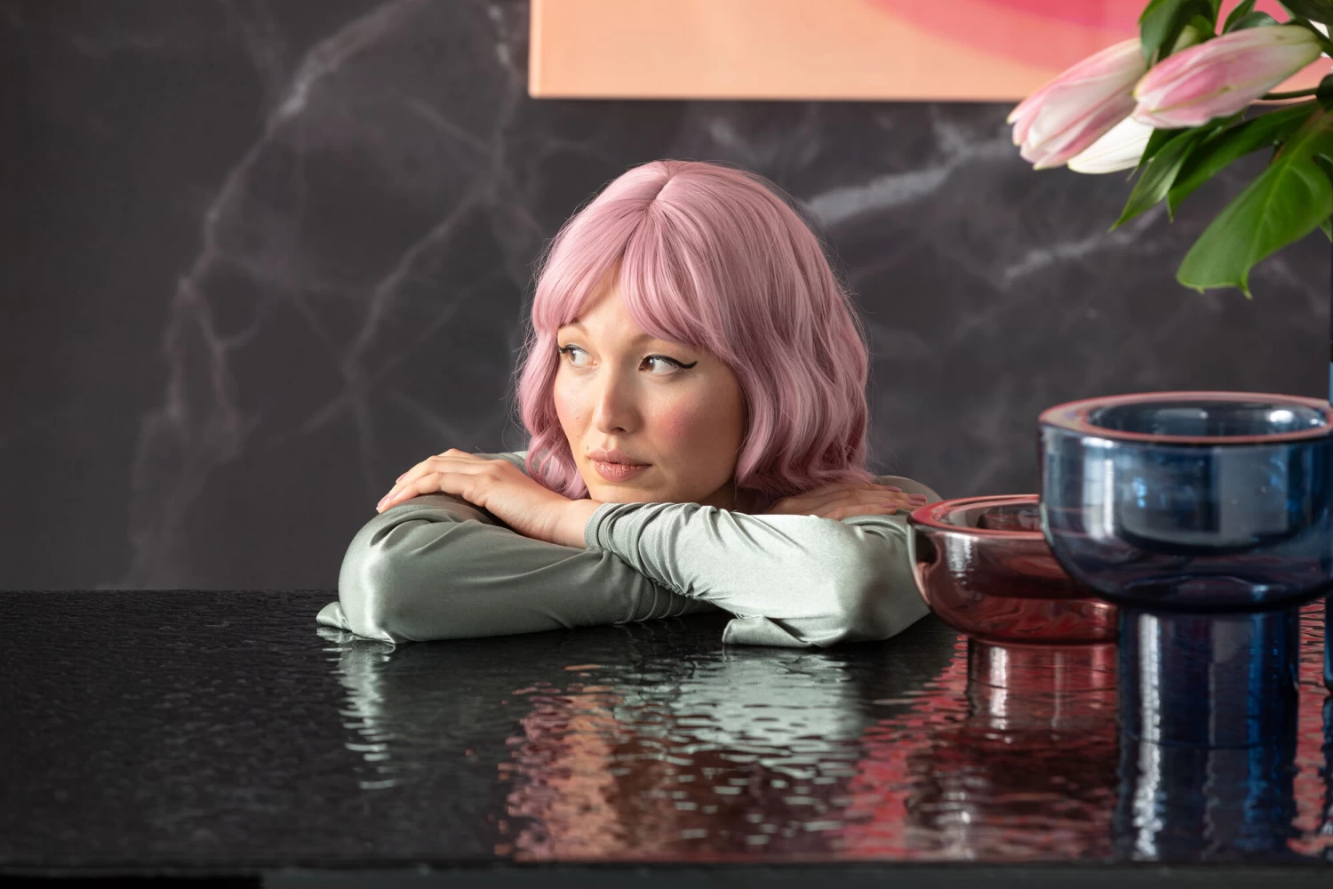 Ausziehtisch Bellagio Glas 180(40+40)x95cm 5 Ausziehtisch Bellagio Glas 180(40+40)x95cm – Bild 3