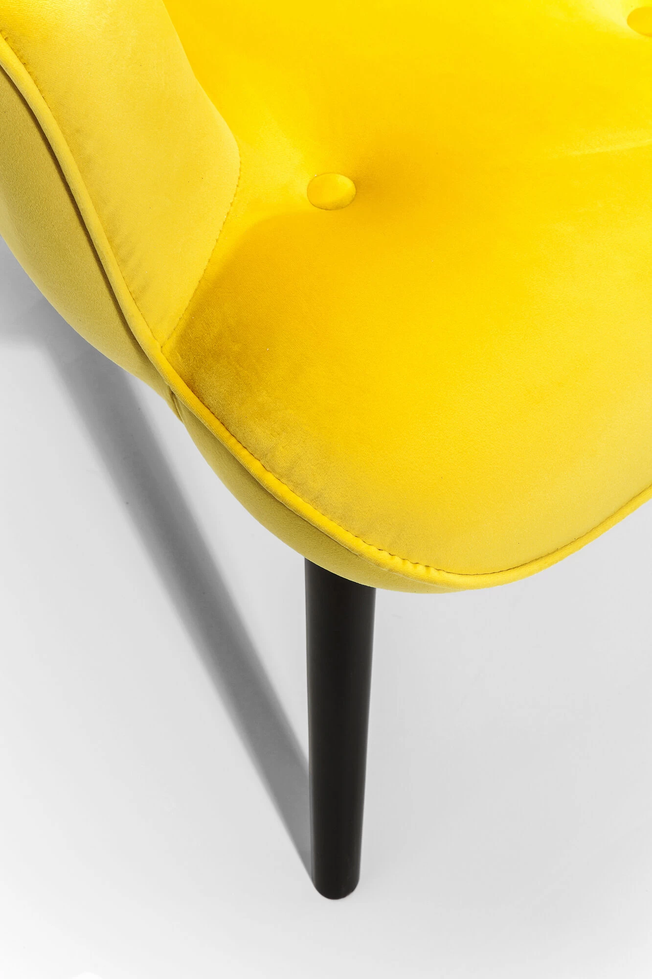 Sessel Black Vicky Velvet Yellow 6 Sessel Black Vicky Velvet Yellow – Bild 4