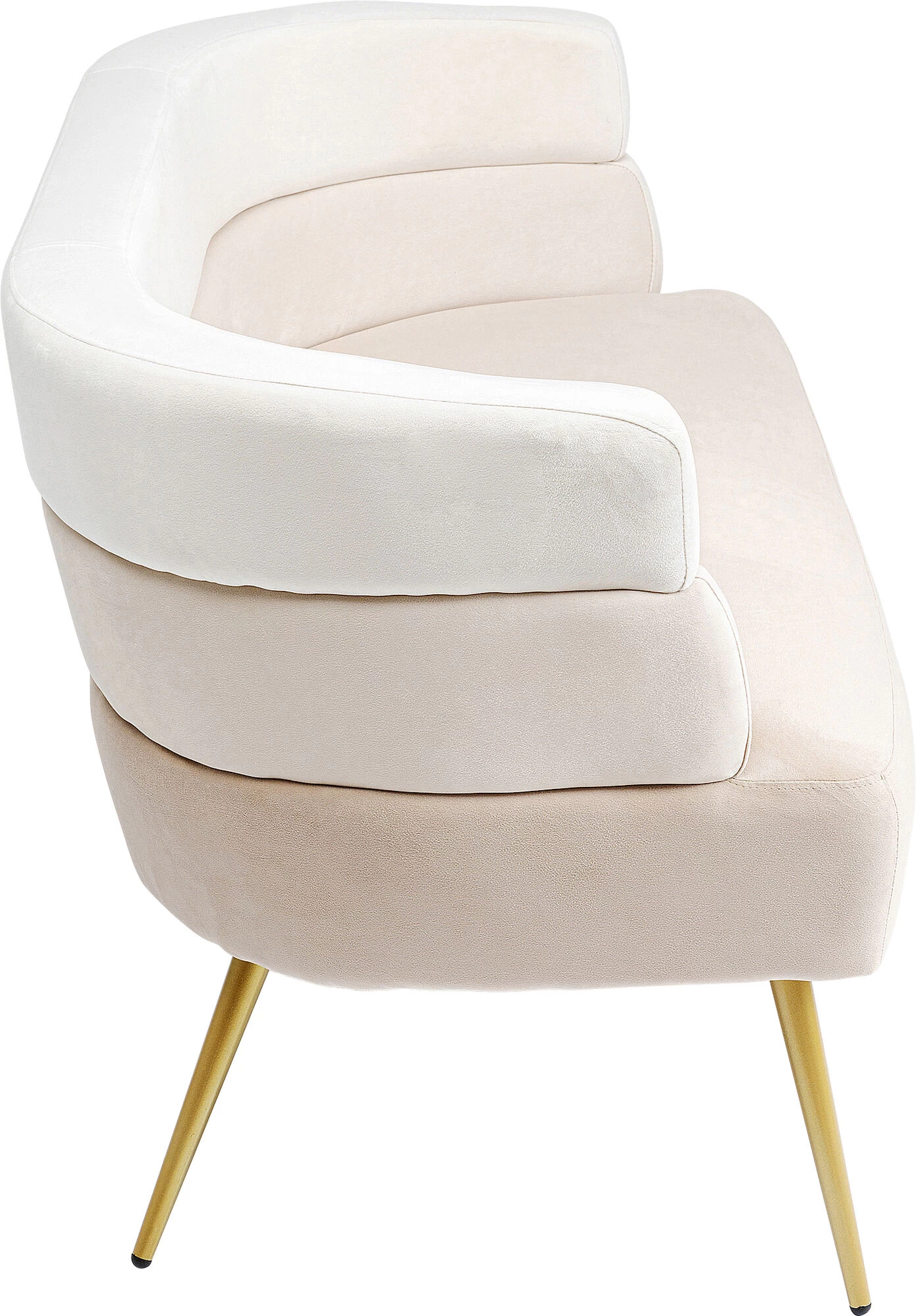 Sofa Sandwich 2-Sitzer Creme 125cm 6 Sofa Sandwich 2-Sitzer Creme 125cm – Bild 4