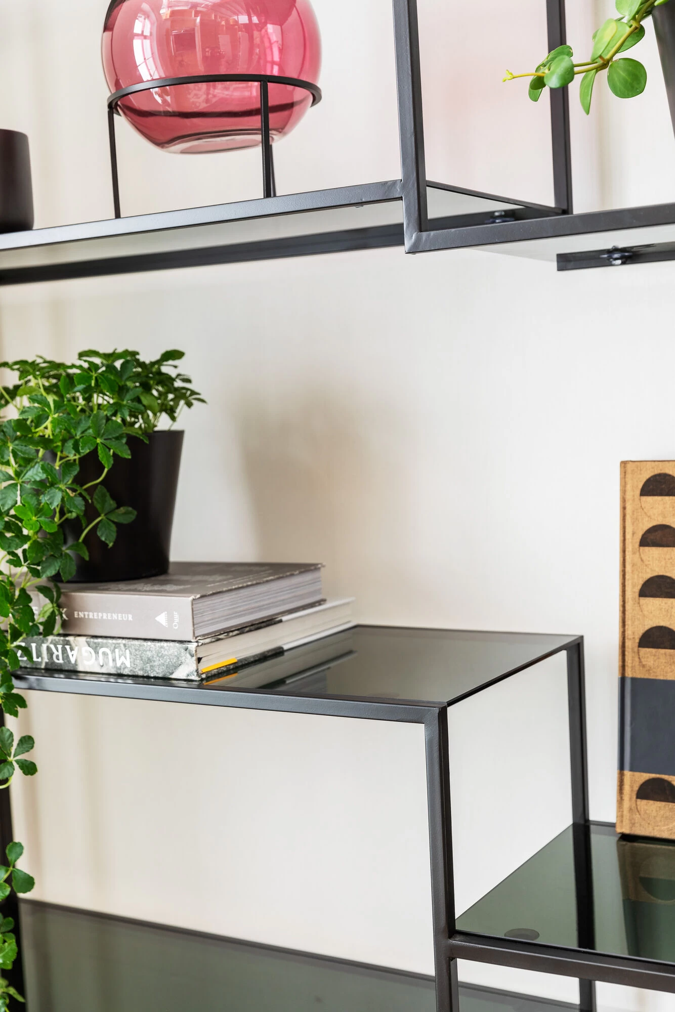 Regal Loft Schwarz 115x195cm 16 Regal Loft Schwarz 115x195cm – Bild 14