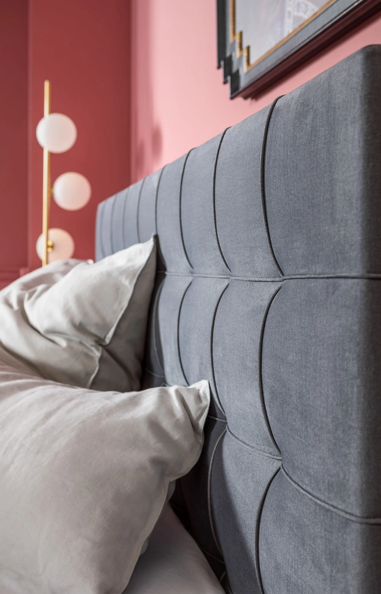 Boxspringbett Benito Star Grau 180x200cm 4 Boxspringbett Benito Star Grau 180x200cm – Bild 2