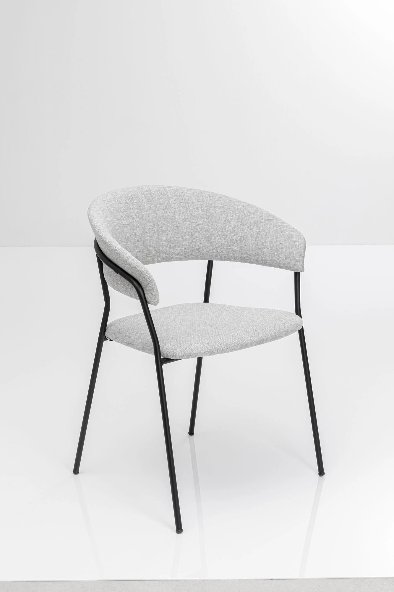 Armlehnstuhl Belle Hellgrau (2/Set) 7 Armlehnstuhl Belle Hellgrau (2/Set) – Bild 5