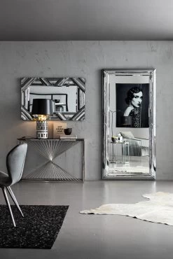 Konsole Laser Silber Klarglas 120x40cm -Bestes Möbelkollektions Geschäft 85efa8604a79ee2faa5306a0c7ac8775db98b864