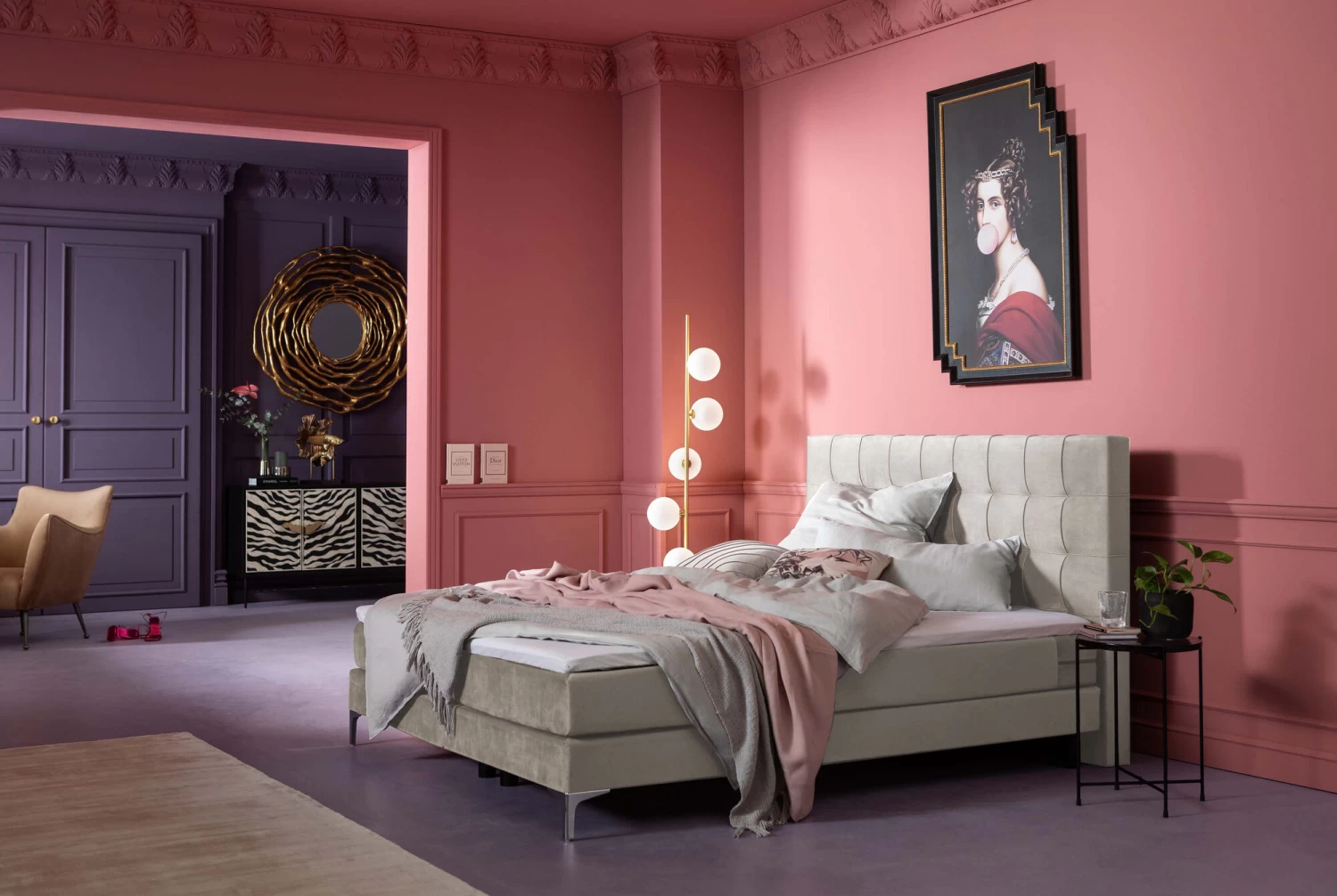 Boxspringbett Benito Star Creme 180x200cm 2 Boxspringbett Benito Star Creme 180x200cm