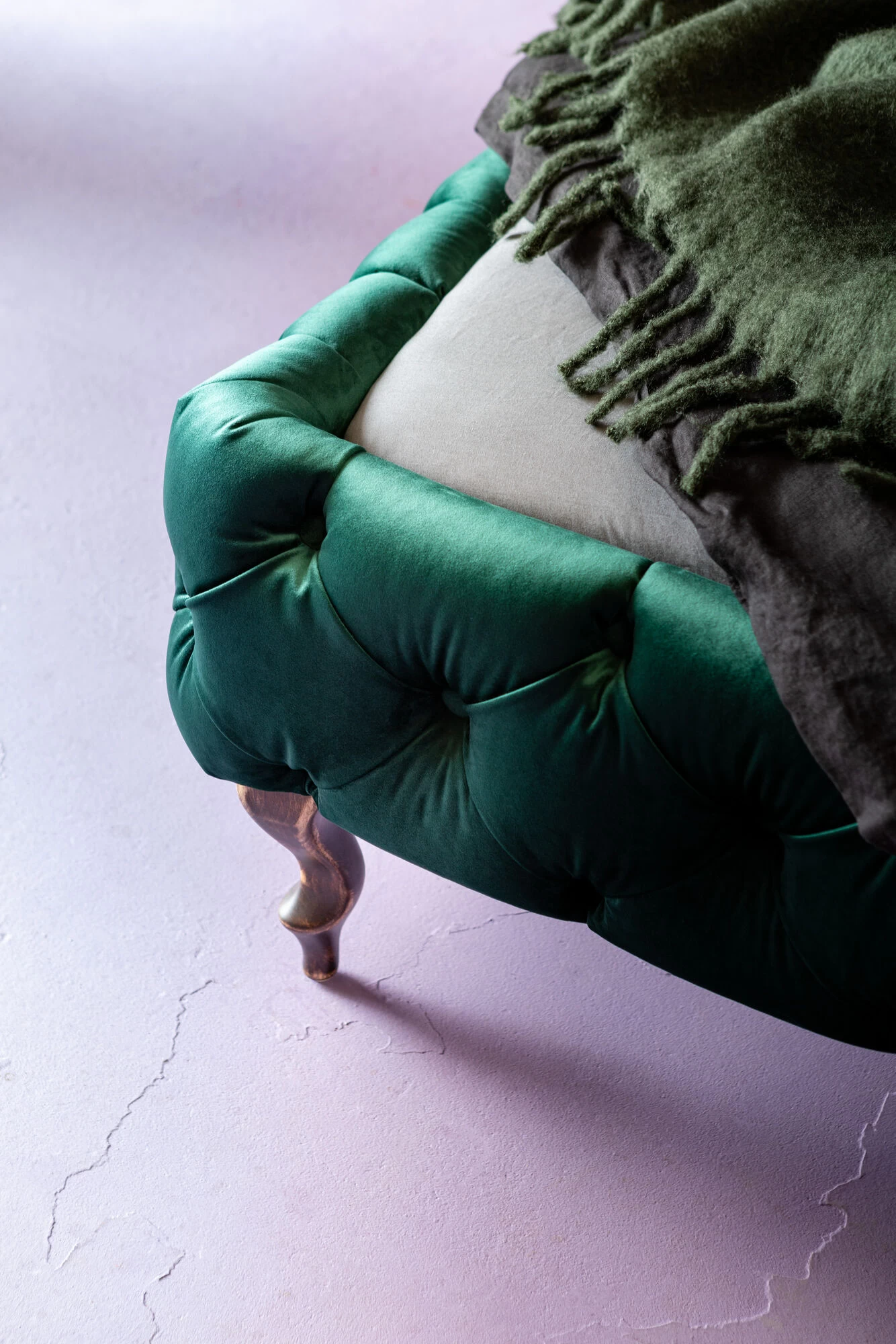 Bett Desire Velvet Grün 160x200cm 7 Bett Desire Velvet Grün 160x200cm – Bild 5