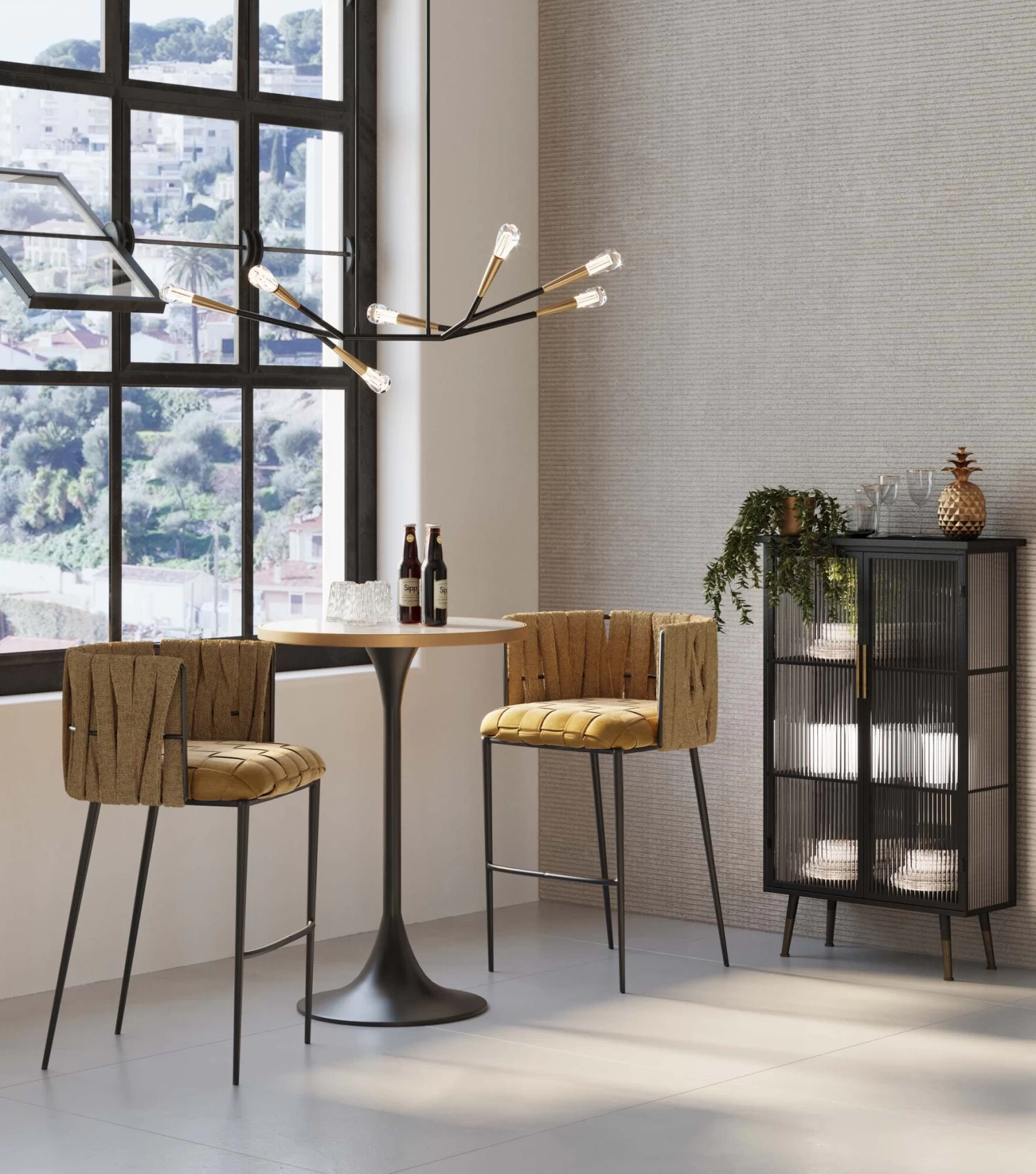 Barhocker Cheerio Gelb 4 Barhocker Cheerio Gelb – Bild 2