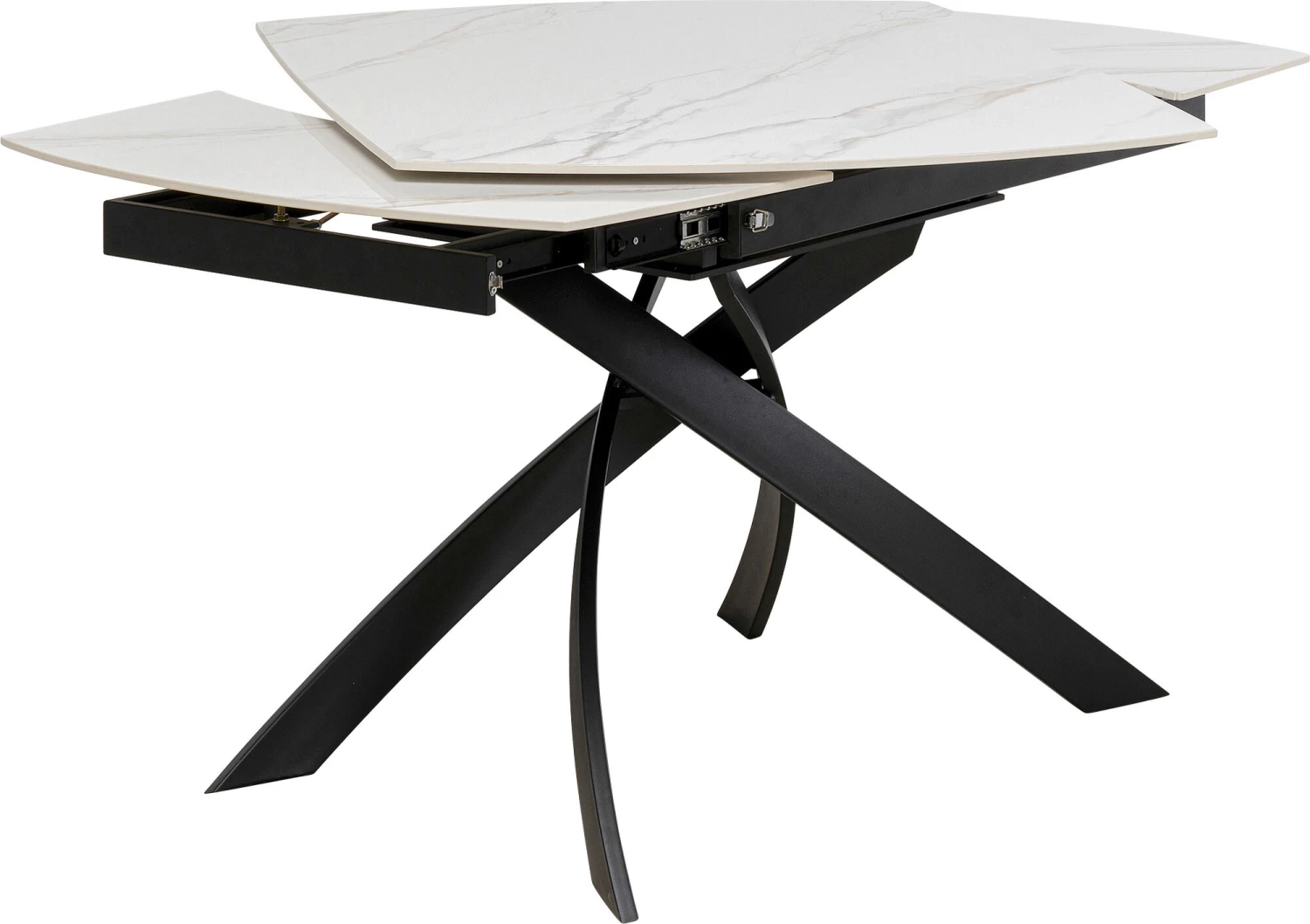 Ausziehtisch Twist Onyx 120(30+30)x90cm 12 Ausziehtisch Twist Onyx 120(30+30)x90cm – Bild 10