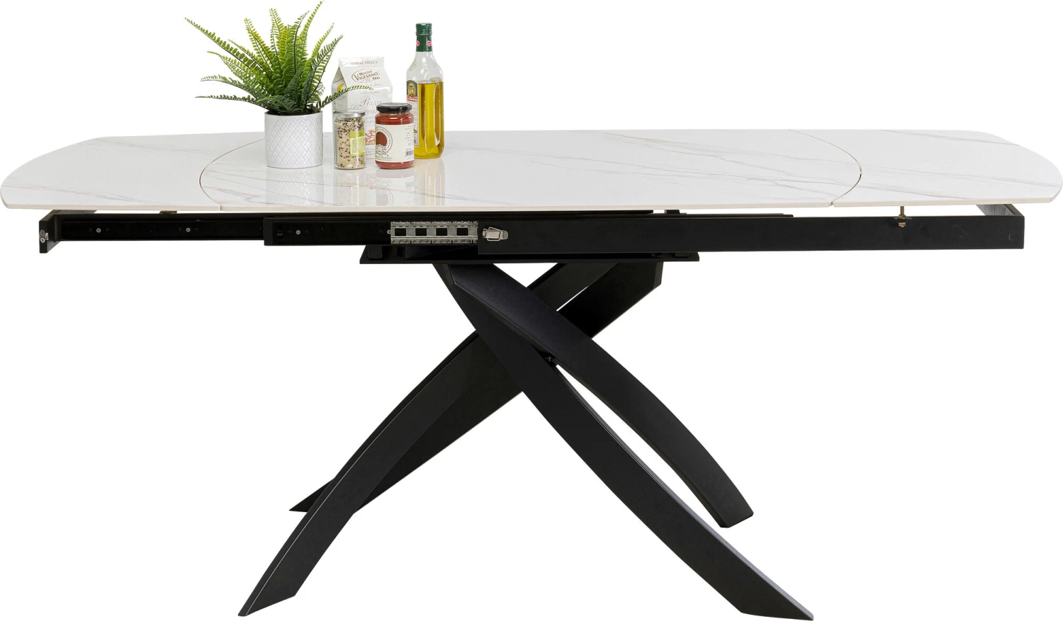 Ausziehtisch Twist Onyx 120(30+30)x90cm 10 Ausziehtisch Twist Onyx 120(30+30)x90cm – Bild 8