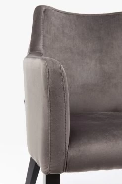 Armlehnstuhl Black Mode Velvet Grau -Bestes Möbelkollektions Geschäft 8cc2e6cac08e99144881d6a177571b78e5f5be58