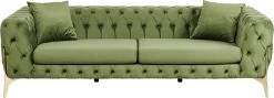 Sofa Bellissima 3-Sitzer Grün 240cm -Bestes Möbelkollektions Geschäft 8e843ddce8fd497f973979b4dfc157719512e35a