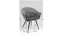 Armlehnstuhl Knot Rose -Bestes Möbelkollektions Geschäft 8f21135ba92c41ce61bd47c1595b56f199d4076c