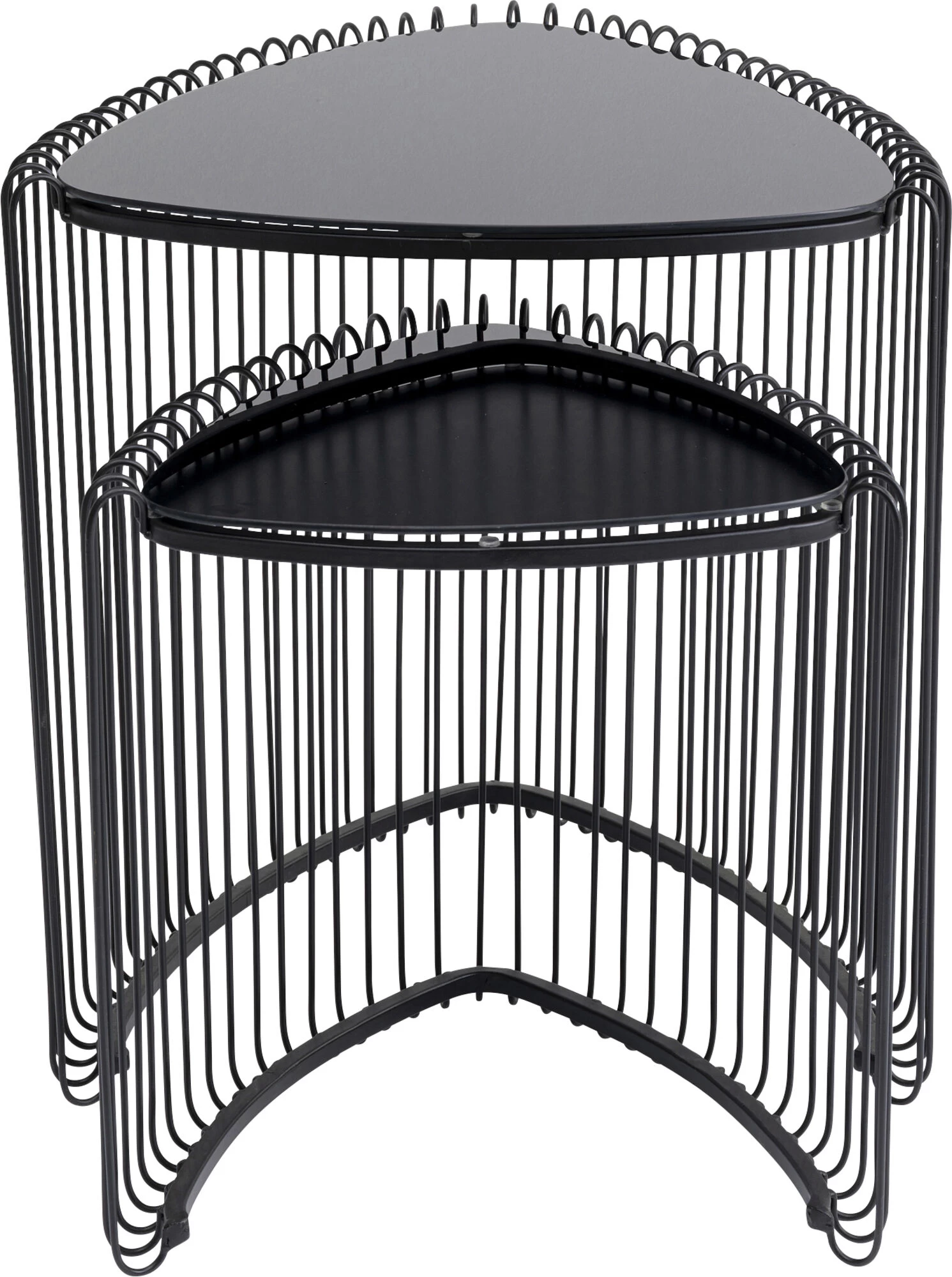Beistelltisch Wire Triangle Schwarz (2/Set) 7 Beistelltisch Wire Triangle Schwarz (2/Set) – Bild 5
