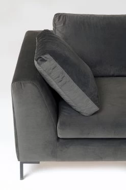 Ecksofa Gianni Small Velvet Grau Rechts -Bestes Möbelkollektions Geschäft 910373e25cd6f96a123bed32edc6fd74900cd35a