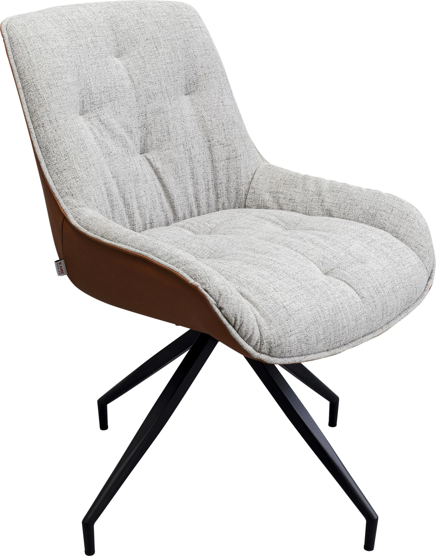 Drehstuhl Lori Grau Braun 3 Drehstuhl Lori Grau Braun