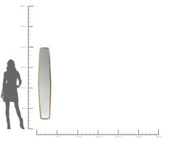 Spiegel Clip Brass 32x177cm -Bestes Möbelkollektions Geschäft 982f72944281b43857ac2f0e59b39402180b804f