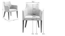 Armlehnstuhl Mode Velvet Grau -Bestes Möbelkollektions Geschäft 98e392e341b88b9d4a08d87ef08ce8f0a9694e4d