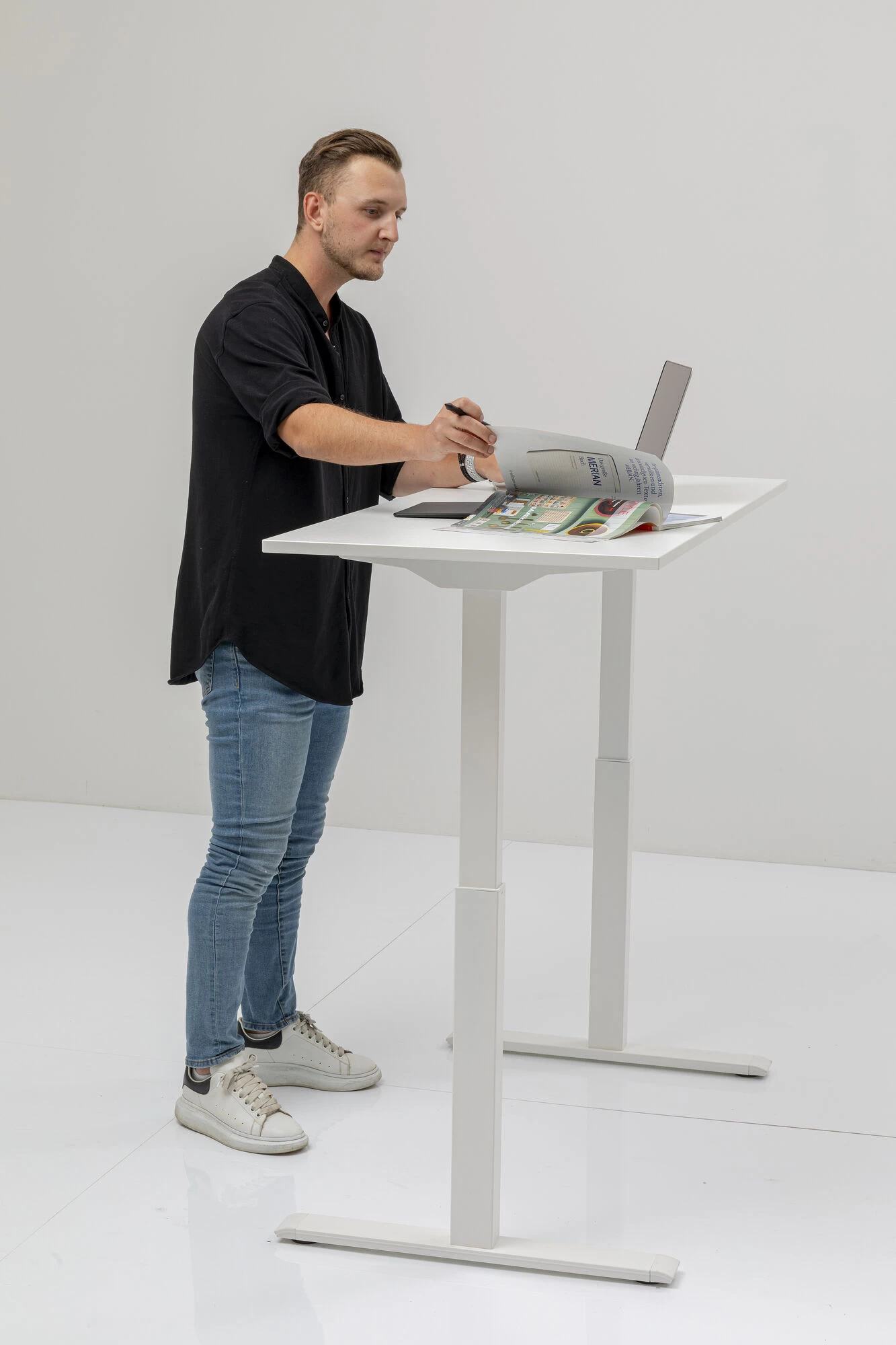 Schreibtisch Office Smart Weiß Weiß 160x80 12 Schreibtisch Office Smart Weiß Weiß 160x80 – Bild 10