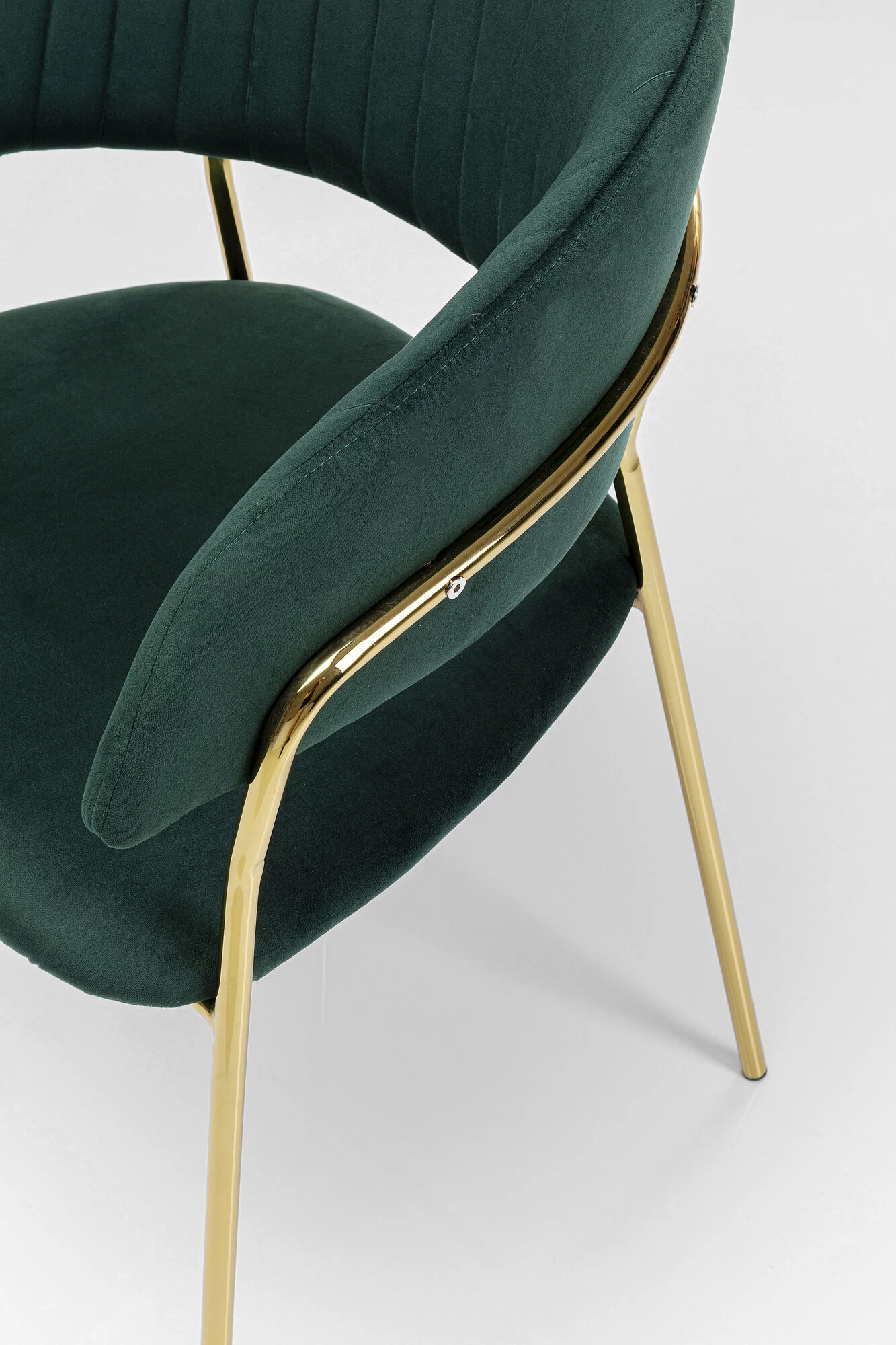 Armlehnstuhl Belle Velvet Grün (2/Set) 14 Armlehnstuhl Belle Velvet Grün (2/Set) – Bild 12