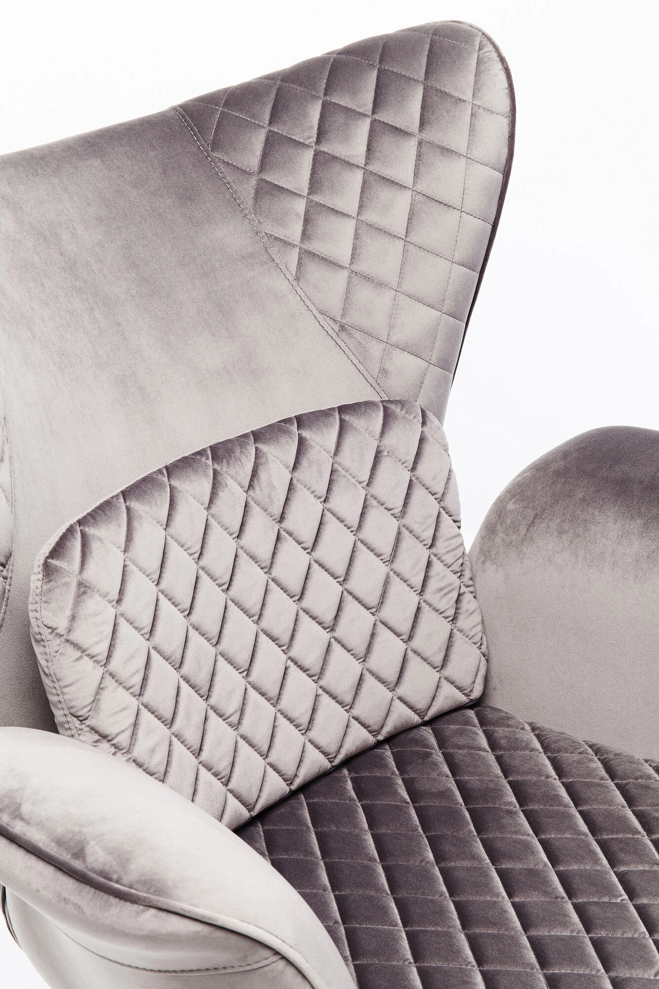Sessel Tudor Velvet Silbergrau 11 Sessel Tudor Velvet Silbergrau – Bild 9