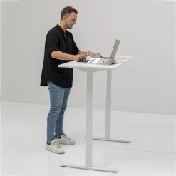 Schreibtisch Office Smart Weiß Weiß 160x80