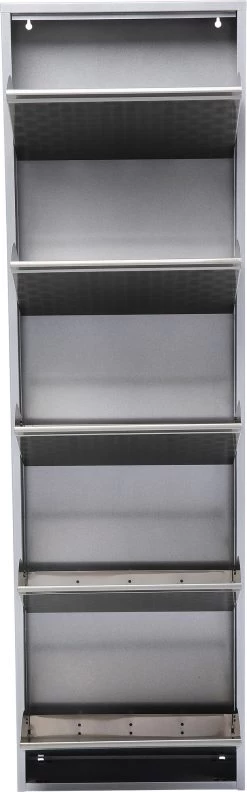 Schuhkipper Caruso 5-er Silber/geflext -Bestes Möbelkollektions Geschäft a119f0d19940f5e8036f86f3b00baf62274d24fb