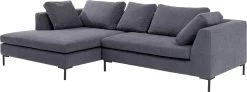 Ecksofa Gianni Grau Links