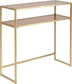 Konsole Loft Gold 85x80cm -Bestes Möbelkollektions Geschäft a2bbf245cef481fbeb9b18c483ead341e7bc784d