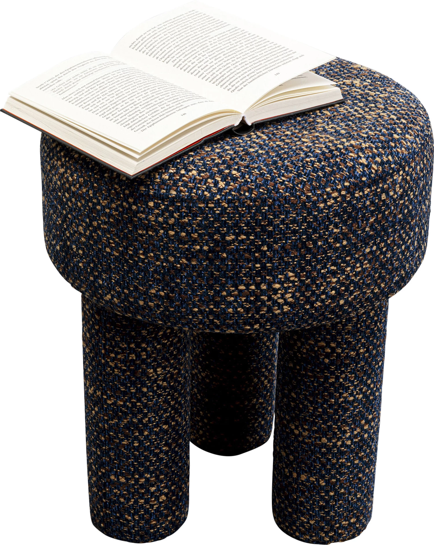 Hocker Tripod Blau Ø36cm 3 Hocker Tripod Blau Ø36cm