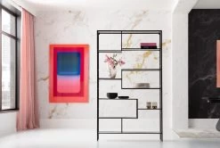 Regal Loft Schwarz Bubble 115x195cm -Bestes Möbelkollektions Geschäft a54e1cad5a5dc82c2136acf5396103adab8fc982