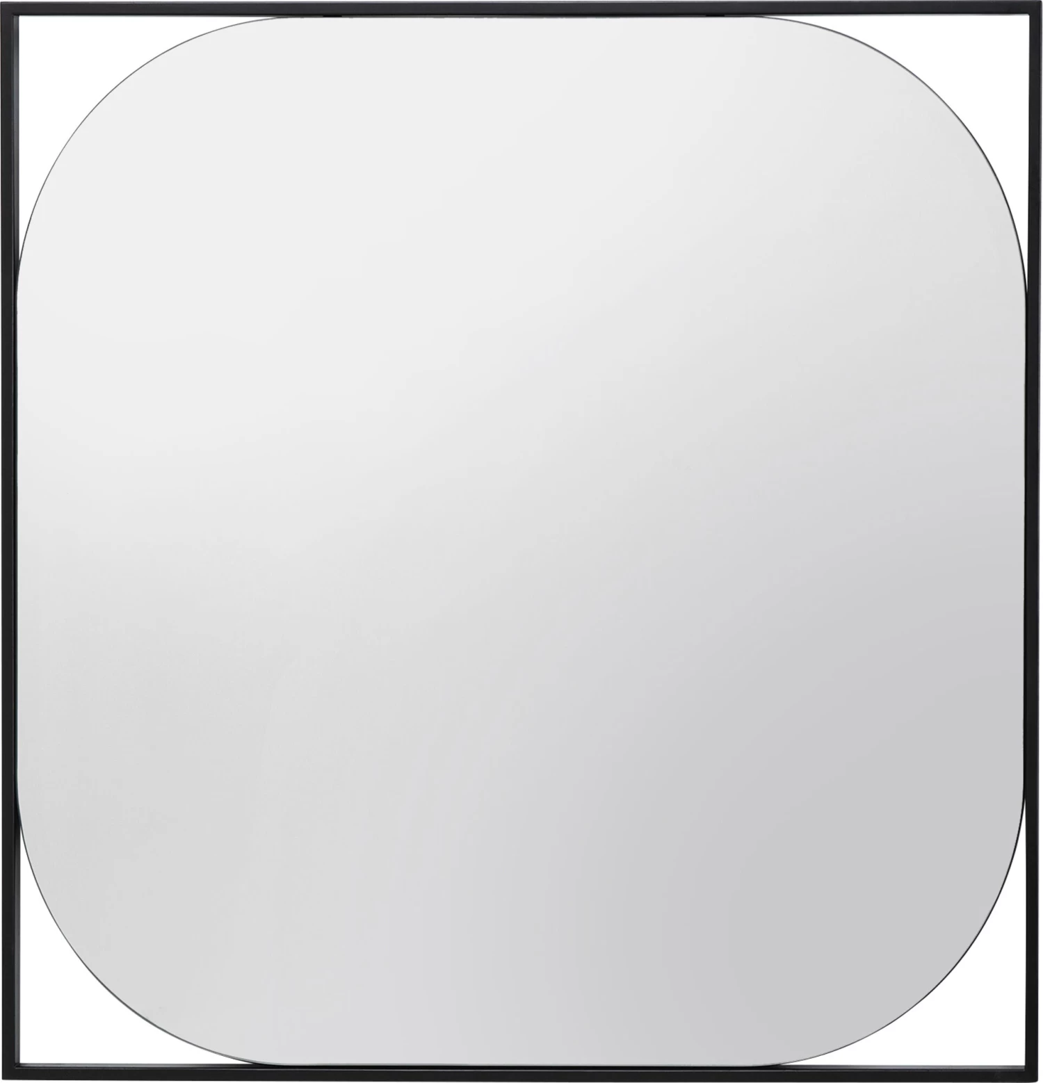 Wandspiegel Bonita Schwarz 81x81cm 8 Wandspiegel Bonita Schwarz 81x81cm – Bild 6