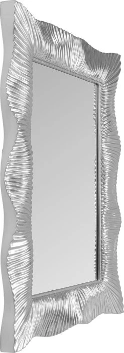 Wandspiegel Wavy Silber 94x124cm -Bestes Möbelkollektions Geschäft a663362e9c24e38bc277018774e328ca2a54aed5