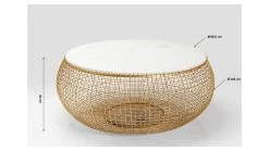 Couchtisch Cesta Marmor Gold Ø100cm -Bestes Möbelkollektions Geschäft a741d2e750b2ecd01489e18b3a179627e3e4e35e