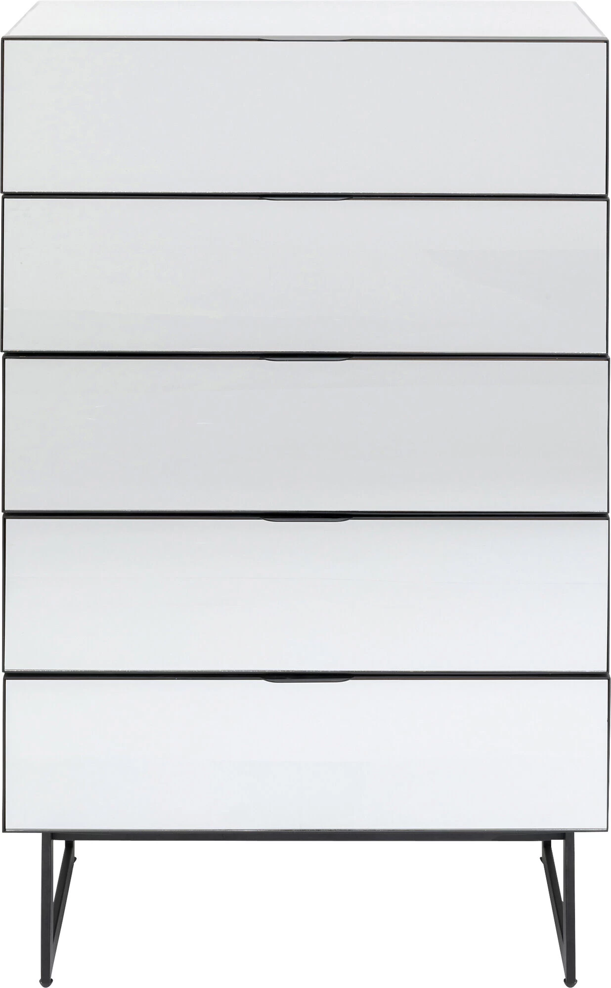 Kommode Soran 5 Schübe Schwarz 65x114cm 13 Kommode Soran 5 Schübe Schwarz 65x114cm – Bild 11