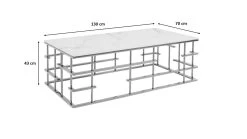 Couchtisch Rome Gold 130x70cm -Bestes Möbelkollektions Geschäft aab6a0fc9d8b5598c5a2917be014526616a61305