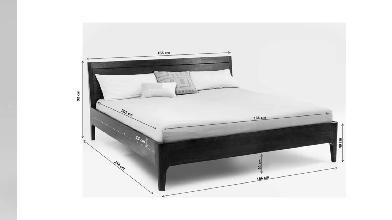 Holzbett Brooklyn Walnut 160x200cm 10 Holzbett Brooklyn Walnut 160x200cm – Bild 8