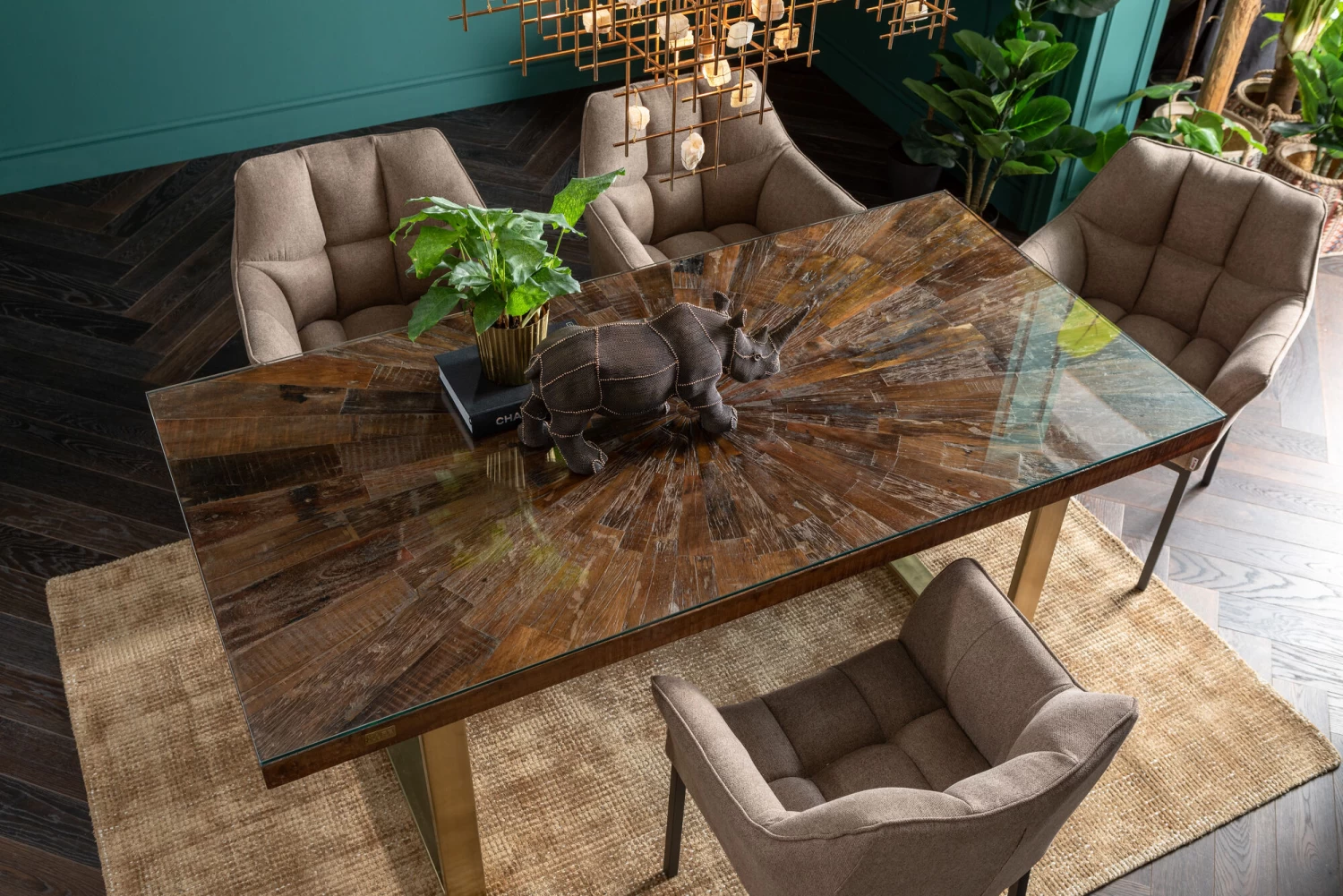 Tisch Conley Brass 160x80 5 Tisch Conley Brass 160x80 – Bild 3