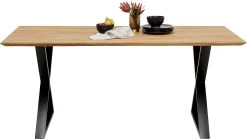 Tisch Symphony Eiche Cross Schwarz 180x90cm -Bestes Möbelkollektions Geschäft ad0b3dd3bd3a839e623bc540bded0912b7ede049