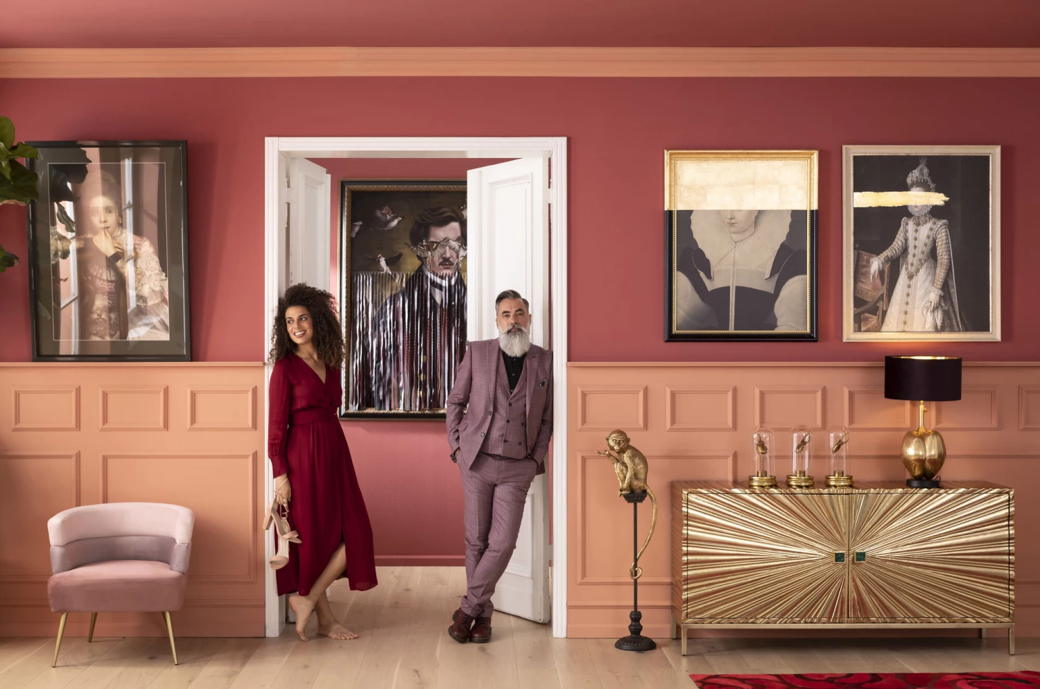 Sessel Sandwich Rose 4 Sessel Sandwich Rose – Bild 2