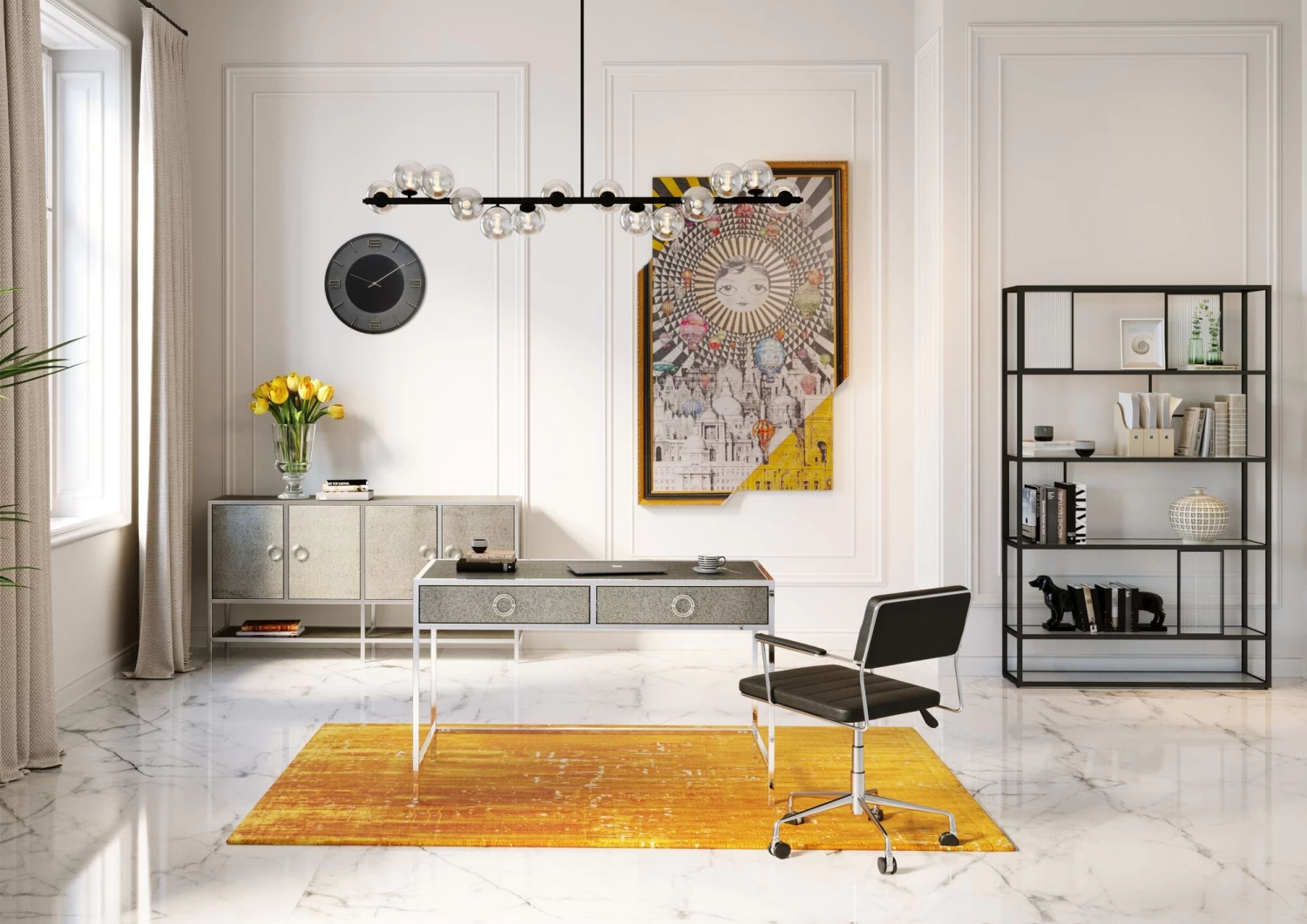 Bürostuhl Dottore Black 4 Bürostuhl Dottore Black – Bild 2